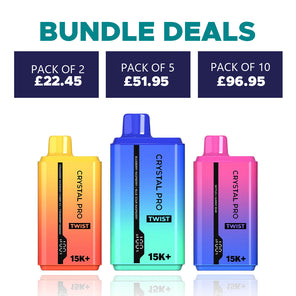 Crystal Pro Twist 15000 Puffs Disposable Vape
