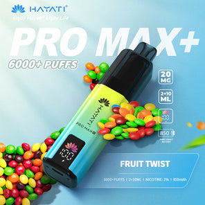 Hayati Pro Max+ 6000 Prefilled Pod Vape kit Dual Flavor