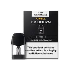 Caliburn A3 refillable pod 1.0 ohms meshed