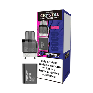 SKE Crystal CL6000 Replacement Pod - 2ml Prefilled | 20mg Nic Salt