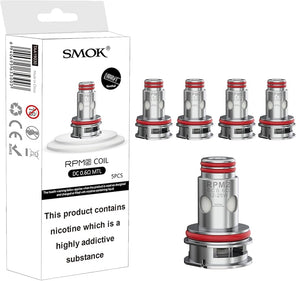 SMOK RPM 2 Coil DC 0.6 ohms MTl  12-25 W