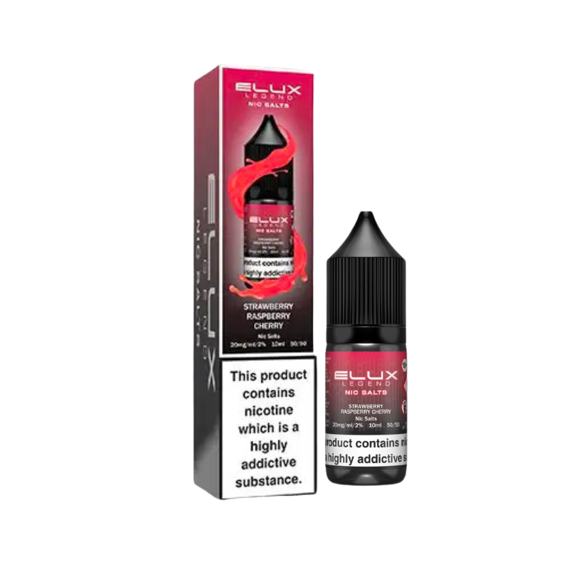 Strawberry Raspberry Cherry Elux Legend Nic Salt 10ML eLiquid