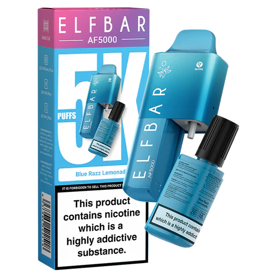 Blue Razz Lemonade Elf Bar AF5000 Disposable Vape