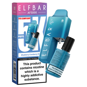 Blueberry Cranberry Cherry Elf Bar AF5000 Disposable Vape