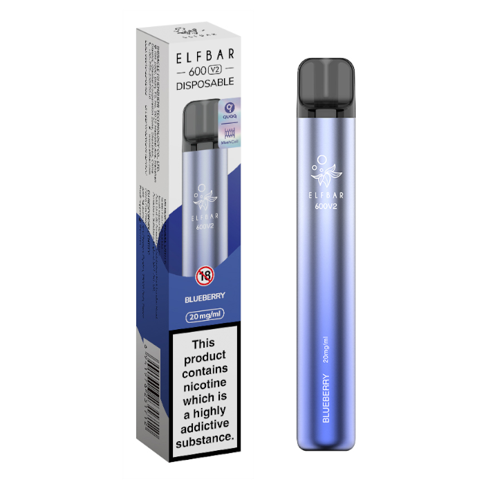 Blueberry Elf Bar 600 V2 Disposable Vape