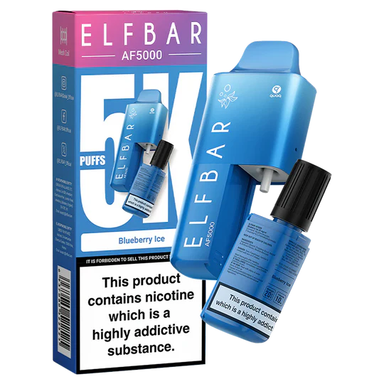 Blueberry Ice Elf Bar AF5000 Disposable Vape