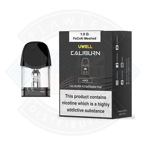 Caliburn A3 refillable pod 1.0 ohms meshed