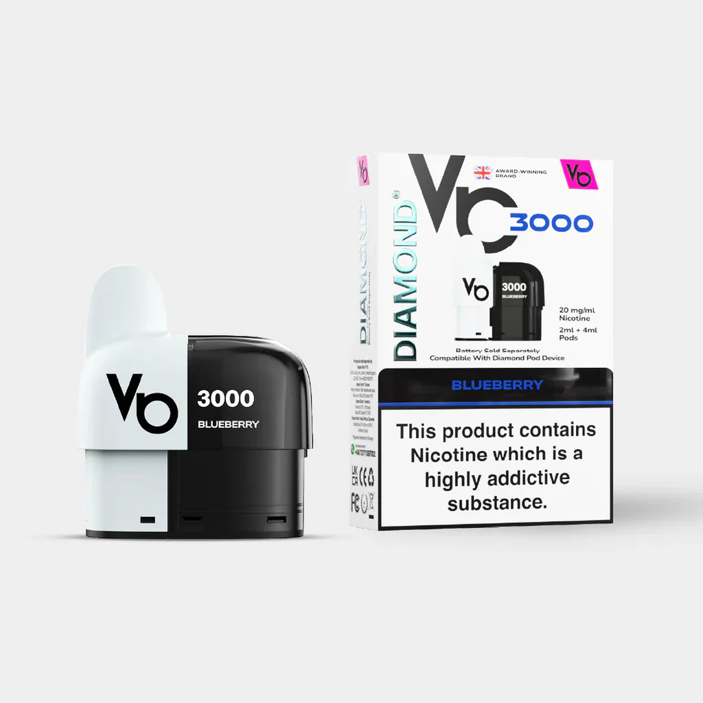 Vape Bars Diamond 3000 Refill Pack – 3000 Puffs