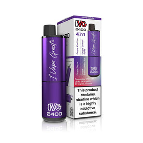 Grape Edition IVG 2400 Disposable Vape