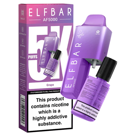 Grape Elf Bar AF5000 Disposable Vape