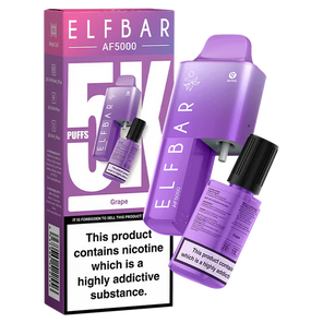 Grape Elf Bar AF5000 Disposable Vape