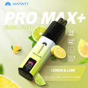 Hayati Pro Max+ 6000 Prefilled Pod Vape kit Dual Flavor