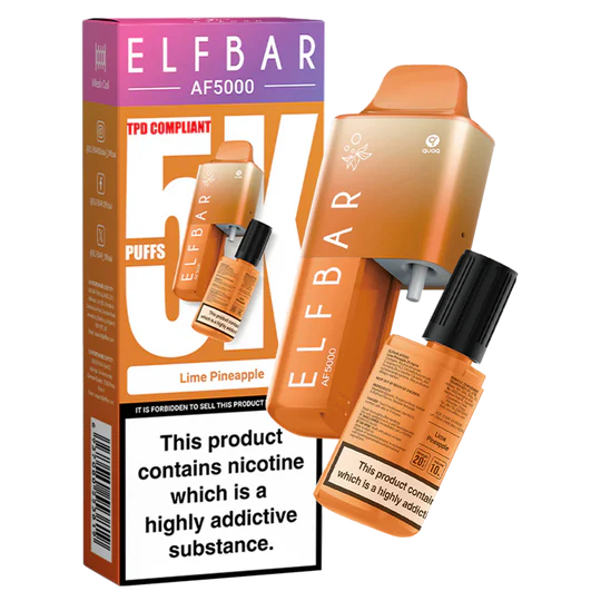 Lemon Pineapple Elf Bar AF5000 Disposable Vape