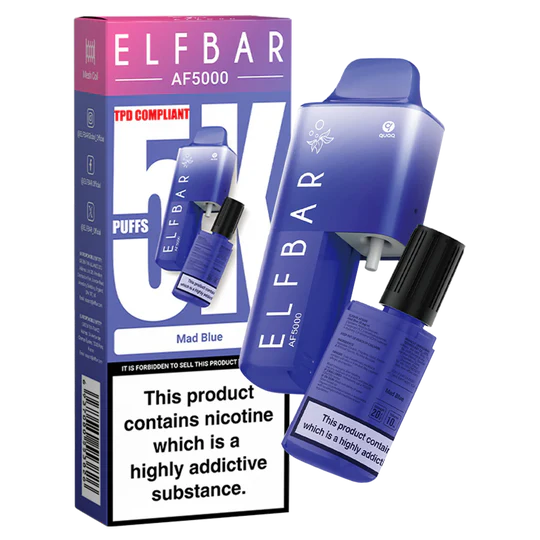 Mad Blue Elf Bar AF5000 Disposable Vape