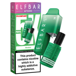 Menthol Elf Bar AF5000 Disposable Vape