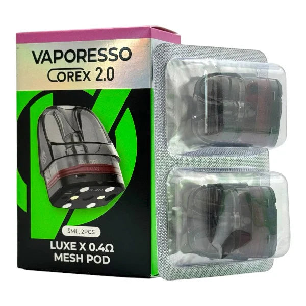 Vaporesso cortex 2.0 Luck x 0.4 ohms mesh Pod  5ml