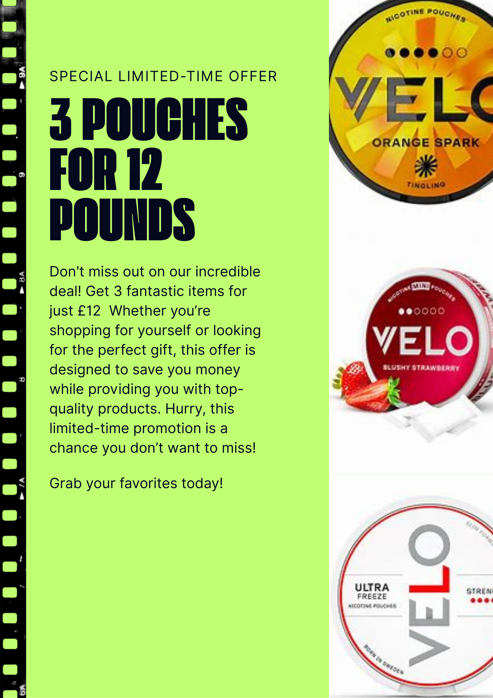 Velo Nicotine Pouches