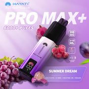 Hayati Pro Max+ 6000 Prefilled Pod Vape kit Dual Flavor