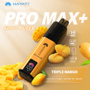 Hayati Pro Max+ 6000 Prefilled Pod Vape kit Dual Flavor