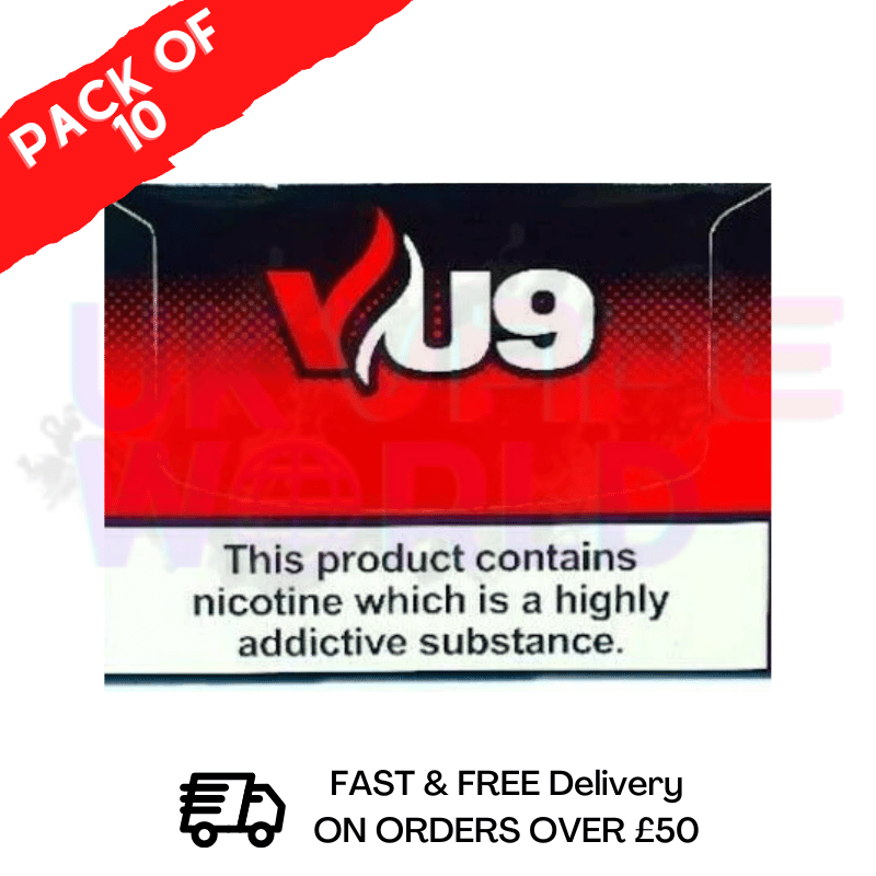 Ice Mint VU9 E-Liquid Juice 10ml Nic Eliquid - 10 x 10ML Bundle