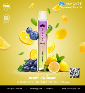 Hayati pro mini 600 puffs Disposable Vape