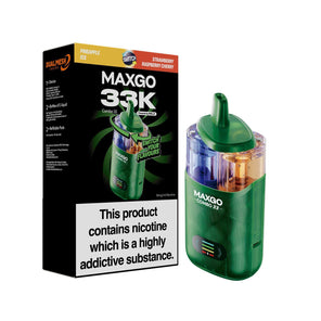 RELX Maxgo Combo 33k, 33000 Puffs Prefilled Pod Kit Dual Flavor