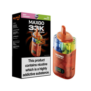 RELX Maxgo Combo 33k, 33000 Puffs Prefilled Pod Kit Dual Flavor
