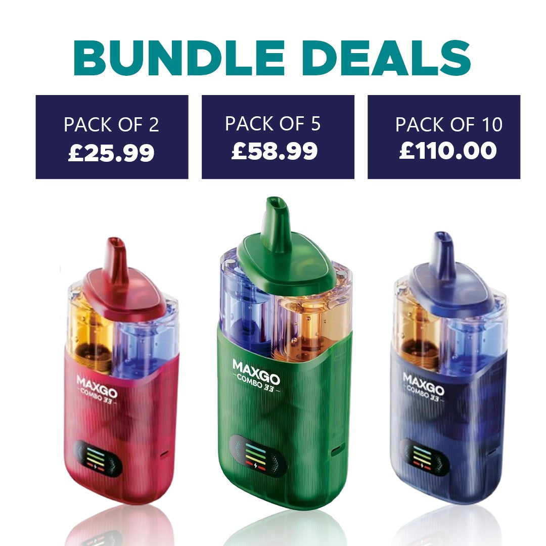 RELX Maxgo Combo 33k, 33000 Puffs Prefilled Pod Kit Dual Flavor