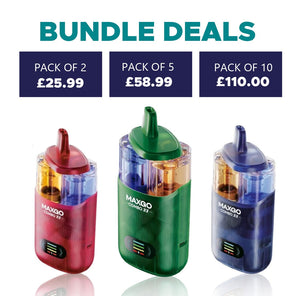RELX Maxgo Combo 33k, 33000 Puffs Prefilled Pod Kit Dual Flavor