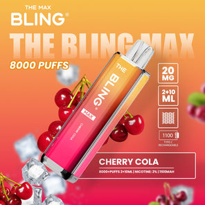 The Bling Max 8000 Puffs Prefilled Pod Vape