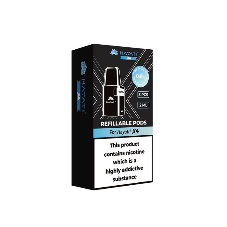 Hayati x4 0.8ohms  refillable pods