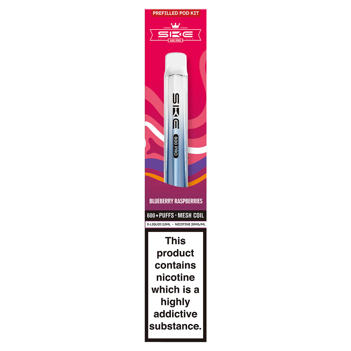 SKE Crystal Bar 600 Pro Prefilled Pods