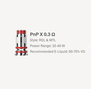 Voopoo PNP X 0.3 Ohm Coils